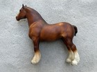 Nice Vintage Breyer Horse  83 Chestnut Clydesdale Draft Mare Dark Shaded 