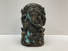Antique vintage Brass Ganesha Elephant Hindu Statue 