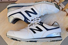 New Balance 574 White Golf Shoes Men   s  13 D Spikeless Nbg574 Sneakers