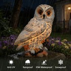 Owl Shaped Garden Decoration Resin Animal Yard Decoration Christmas Gift