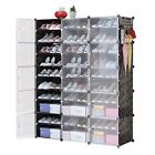 60 Pairs Shoe Rack Organizer 10-tier Stackable Shoe Storage Cabinet Space Saving