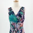 Vtg Y2k Cb Established 1962 Midi Dress Size 10 Asymmetrical Whimsy Floral Fairy