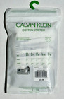 2017 Calvin Klein 3-pack White Cotton Stretch Boys Size Med 8-10