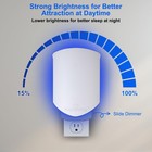 Bug Parking Flying Insect Trap  Plug-in Uv Light For Gnats  Fruit Flies White