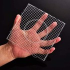 H w 4pcs 5mm Fuse Beads Boards  Large Clear Pegboards Kits  With 4 Pcs  White 