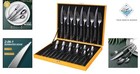 Luxury 24-piece 18 10 Stainless Steel Flatware Set - Dishwasher Safe   Rustproof