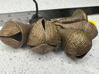 Yoruba Brass Cast Bells Nigeria Set Of 5 Shaworo  Ibeji Egbe Ifa Oshun Vtg