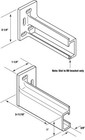 Rear Drawer Track Socket Bracket Side Mounted Drawer Rails Replacement Parts