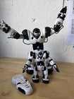 2004 Wowwee Robosapien Rc Robot Toy Black White Remote Control - Read for Parts 