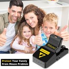 Hdama Mouse Trap  Traps That Work 6 Pack Mice Traps  Black Trap2