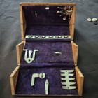 Oak Singer Sewing Machine Puzzle Box Antique 1889 With Attachments