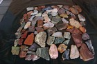Miscellaneous Jasper  Agate And Other Stones Slabs Pieces And End Cuts 