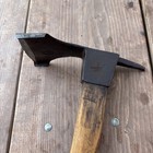 Antique D r  Barton Rochester Ny 1832 Broad Axe - Offset Dog-leg Handle - 19thc