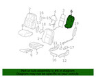 Genuine Honda Seat Back Panel 81528-te0-a41za