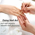 Nail Art Wooden Cuticle Pusher Sticks 100pcs A Set Manicure Pedicure Eco Tools  