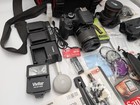 Canon Eos Rebel T6 Camera Kit Bundle With 32gb   16 Sd  3 Batteries Case Extras 