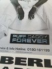 Puff Daddy P  Diddy Forever German Tour Poster Rare Original 