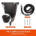 Waterless Outside Toilet Urinal With Hose Urine Diverter Urinal For Men Bathroom
