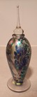 Stunning 06 Signed Robert Eickholt Starry Night Footed Glass Perfume Bottle