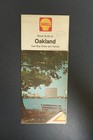 Vintage Travel Map Fold Out 1962 Oakland Street Guide East Bay Cities   Vicinity
