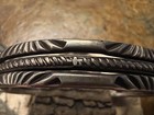 Old Vintage Hand-chiseled Southwestern Cuff Bracelet Sterling Navajo 5 5 