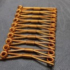 Tie Collar Bar 10 Pc Vintage Mid Century  Gold Tone New