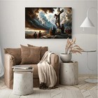Christian Art Crucifixion Print Jesus On The Cross Art Wall Jesus Picture