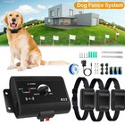 Wireless Electric Dog Fence Pet Containment System Shock Collar For 1 2 3 Dogs