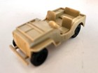 Marx Desert Fox - Tan Jeep Soft Plastic-very Good-must See-hard To Find Item