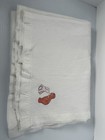 Carters Teddy Bear   Pink Puppy Classic White Baby Blanket Satin Trim Usa Vtg