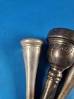 Benge 12c   2 Bach 12  Silver Plated Small short Shank Trombone Mouthpiece