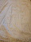 Antique Victorian White Christening Baptism Baby Infant Gown Dress Long  4