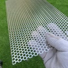 11 8x5 9 Perforated Metal Sheets 19 Gauge Expanded Metal Mesh Opening Hexagon   