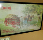 Ebbert Wagon - Kentucky In Shade Of Old Apple Tree -32  Giant Size- Ky Farm Sign