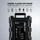 Dolphin Bluetooth Karaoke Loudspeaker System W  Led Lights   Mic Dj Party Speake
