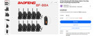 Baofeng Bf-88a 10 Pack Walkie Talkie 2 Two Way Radio Long Range Handheld Frs