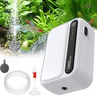Single Outlet Aquarium Air Pump - Quiet Whisper Aerator For 100 Gallon Fish Tank