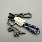 Motorcycle Decoration Accessories And Car Keychain Single Leather Woven Rope