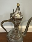 Antique Qajar Islamic Middle Eastern Copper Pitcher Water Dropper Ewer Teapot