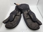 New Hestra Unisex Powder Gauntlet 3-finger Glove insulated windproof Leather-blk