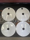Bicycle 20    Bike Abs Wheel Rim Covers 4pcs White