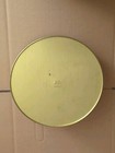 Vintage Gold Metal Tin Embossed Country Inn Fruit Cake Guildcraft Empty 10  X3 5