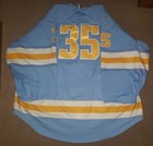 Long Island University Sharks Hockey 2020-21 Game Worn Used Hockey Jersey Liu Ny