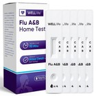 Flu A b Home Test Kit - Quick Results In 10 Minutes  5 Tests Included