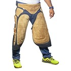 Farrier Apron Leather   Canvas 4 Knife Pocket   Nail Magnet With Back Support  