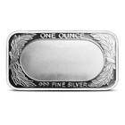 1 Oz Silver Bar Silvertowne American Flag Design - 999 Fine Silver - Sealed