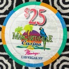 Margaritaville Flamingo  25 Las Vegas  Nevada Casino Chip C415