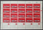 Israel 1958  138-141 Ships Full Sheets Of 20 9 Mnh