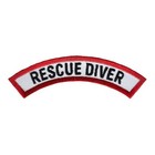 Lot Of 2 Rescue Diver Patch - Scuba Emt ems paramedic Embroidered Iron-on Dive