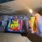 Bic Classic Maxi Pocket Lighters  Assorted Colors  53-count Tray Of Lighters 